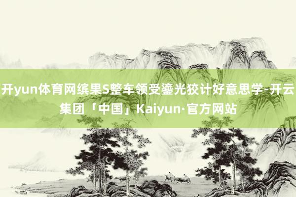 开yun体育网缤果S整车领受鎏光狡计好意思学-开云集团「中国」Kaiyun·官方网站